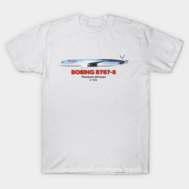 Boeing B787-8 - Thomson Airways T-Shirt by TheArtofFlying